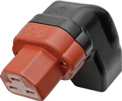 Złącze męskie IEC Kalthoff 444 444004, styki: 2 + PE, 250 V, 16 A, 1 szt.