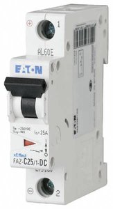 Wyłącznik automatyczny Eaton FAZ-C2/1-DC 279122, 250 V/DC, 2 A