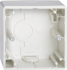 Skrzynka przyłączeniowa Merten 512119, IP20, (D x S x W) 37 x 80 x 80 mm, biały, 1 szt.