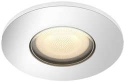 Philips Hue Biały Amb. Plafony sufitowe Adore okrągłe 1-listne srebrne 350 lm z wyłącznikiem ściemniacza Lampa sufitowa łazienkowa LED Philips Lighting Adore Hue 871951434079400 5 W