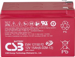 Akumulator ołowiowy CSB Battery EVH 12150 EVH12150X3, AGM, 12 V, 15 Ah
