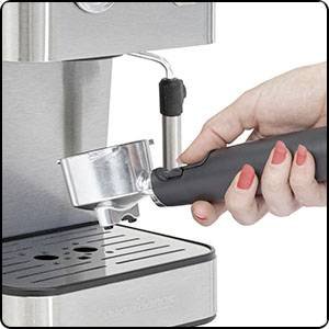 Ekspres do espresso Profi Cook 501209, stali szlachetnej, 850 W, 20 bar