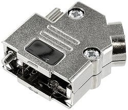 Obudowa złącza D-SUB encitech D45PK-M-09-K 6560-0146-11, tworzywo sztuczne, metalizowane, 45 °, 1 szt.