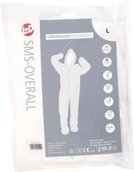 Kombinezon ochronny L+D 2515, Rozmiar ubrania: XXXL, biały