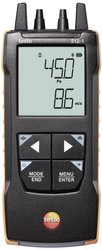 testo 512-1 – cyfrowy miernik różnicy ciśnień z połączeniem z aplikacją Manometr testo 512-1 0563 1512, 0 - 200 hPa, Od -20 °C do +50 °C, IP40