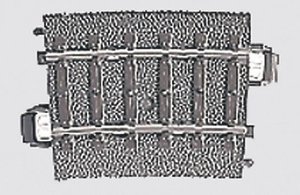 Tor C łukowy Marklin 24107 R360, kąt 7,5'° skala H0, 6 szt.