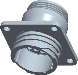 Obudowa gniazda CPC z prostokątnym kołnierzem TE Connectivity 206036-1, 1 szt.