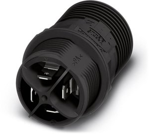 Złącze liniowe Phoenix Contact QPD W3PE2,5 M25 FC BK 1423986, styki:3 + PE, 630 V, 20 A, 1 szt.