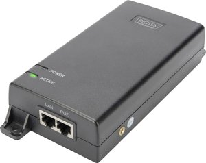 Digitus DN-95104 Injektor PoE 1 GBit/s IEEE 802.3at (25.5 W), IEEE 802.3af (12.95 W)