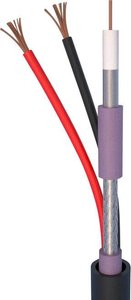 Kabel audio video ELAN 83101, 2 x 1 mm², czarny, Produkty w metrach bieżących