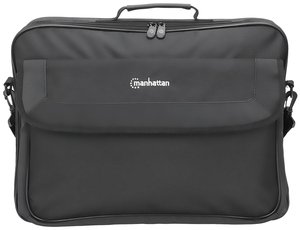 Torba na laptopa Manhattan Notebooktasche für bis 17,3'', vollständig aufzuklappen,gepolstertert, Staufächer 439992, 43,9 cm (17,3'') , (S x W x G) 432 x 326 x 72 mm, czarny