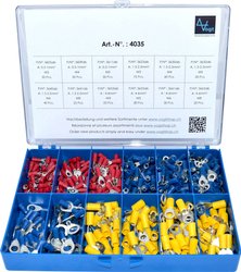 Zestaw końcówek oczkowych Vogt Verbindungstechnik 4035, 0.50 mm² - 6 mm², 505 szt.