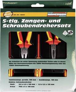 Zestaw szczypiec Brüder Mannesmann M10610, VDE, 5 szt.