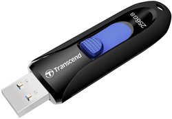 Transcend Pamięć USB JetFlash 790K 256 GB USB 3.1 Czarny / Niebieski Pendrive USB Transcend TS256GJF790K, 1 szt.
