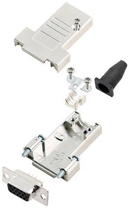 Zestaw listew żeńskich D-Sub encitech DTSL09-SJSRG-T-HDS15-K 6355-0088-11, rzędy: 3, styki: 15, 180 °, 1 szt.