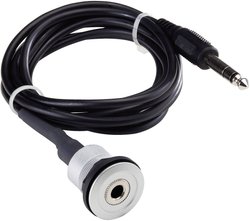 Kabel audio, Jack Schlegel RRJ_KL6.3_200CM, [1x złącze męskie jack 6,3 mm - 1x złącze żeńskie jack 6,3 mm], 2.00 m, czarny