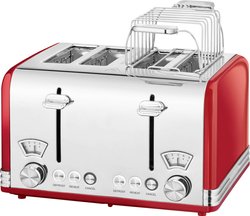 Toster 1194 4 krosowy PC-ta, czerwony Toster Profi Cook PC-TA 1194