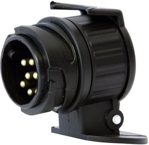 Przejściówka, adapter gniazda przyczepy DINO, 130007, gniazdo 13 pinowe na 7 pinowe