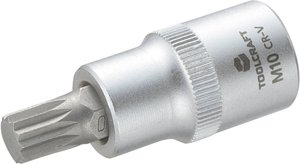Nasadka trzpieniowa 10 mm TOOLCRAFT  816088 Wielowypust (XZN) 1 szt.