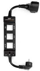 Adapter pomiarowy 1-fazowy dla prądu, napięcia, mocy, prądu różnicowego, prądu zwarciowego Adapter pomiarowy HT Instruments Line Splitter 1 szt.