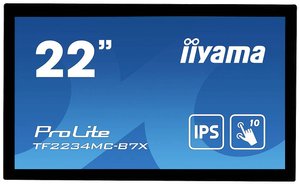 Iiyama ProLite TF2234MC-B7X Monitor EEK F (A - G) 54.6 cm (21.5 cal) 1920 x 1080 px 16:9 8 ms HDMI, DisplayPort, VGA, USB LCD (IPS)