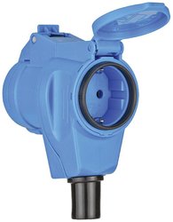 Złącze kątowe CEE 230V / 16A IP44 - 1x 230V / 16A, 1x 230V CEE 16A 3-biegunowy Złączka kątowa CEE Brennenstuhl 1080980 16 A 230 V