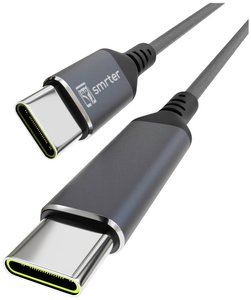 USB-C Kabel Smrter SPEEDY100, USB 2.0, Złącze męskie USB-C®, Złącze męskie USB-C®, 1 m