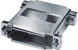 Obudowa adaptera D-SUB econ connect AG25/25M, tworzywo sztuczne, metalizowane, 180 °, 1 szt.