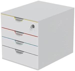 Szafka z szufladami Durable 762627 szary DIN A4, DIN C4 Ilość szuflad: 4