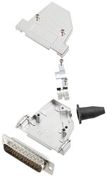 Zestaw listew męskich D-Sub encitech DTSL25-SJSRG-S-HDP44-W-K 6355-8092-03, rzędy: 3, styki: 44, 45 °, 1 szt.