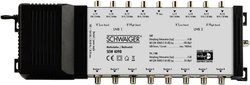 Multiprzełącznik SAT Schwaiger SEW4098 Wejścia (multi-switch): 9 (8 sat/ 1 naziemne) Ilość uczestników: 8