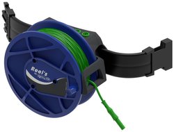 Bęben na kabel z paskiem 30m PVC 0,75mm² Zielony Electro PJP STB-REEL2310-30V STB-REEL2310-30V