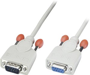 Przedłużacz szeregowy LINDY 31522, [1x złącze męskie D-SUB 9-pin - 1x złącze żeńskie D-SUB 9-pin], 10.00 m