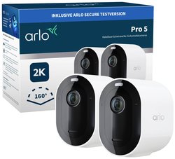 ARLO Pro 5 Spotlight Security Camera with 2x Camera Kit VMC4260P-100EUS WLAN IP-Zestaw monitorujący  z 2 kamerami 2688 x 1520 px