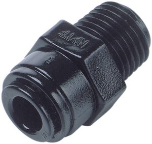 Złącze wkręcane proste, Norgren PNEUFIT D D01250618, gwint zewnętrzny R1/8, O 6 mm