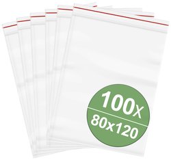 Woreczek strunowy bez paska opisowego Quadrios 23SA056 (S x W) 80 mm x 120 mm przeźroczysty polietylen