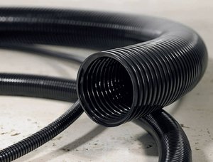 Wąż osłonowy ognioodporny HellermannTyton HelaGuard PA6 HG-FR13, O 9,8/13 mm, czarny