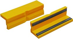 Nakładki z tworzywa sztucznego, z magnesem 125 mm, żółty, 1 para składa się z 2 sztuk Szczęki Bernstein Tools 9-900-S7125 9-900-S7125