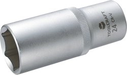 Nasadka 24 mm TOOLCRAFT  816187 zewnętrzny sześciokąt 1 szt.