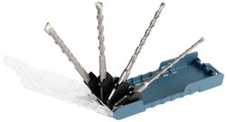 Zestaw wierteł krętych do kamienia Makita  E-13605 6 mm, 8 mm, 10 mm, 12 mm 1 zest.