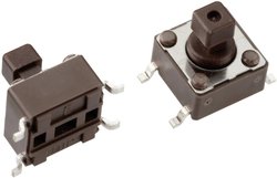 Przycisk chwilowy Mentor 1254.1007, 1 x wył/(wł), 1 szt.