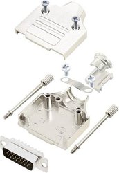 Zestaw listew męskich D-Sub encitech MHDM-15-HDP26-K 6355-0059-02, rzędy: 3, styki: 26, 180 °, 1 zest.