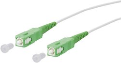 Kabel światłowodowy Metz Connect 151P7EAEA30E 151P7EAEA30E, złącze męskie SC APC, złącze męskie SC APC, 3.00 m