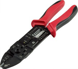 Szczypce do zaciskania i ściągania izolacji TOOLCRAFT PLC-4131 TO-6680946, 1.5 do 6 mm²