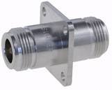 Przepust N Huber & Suhner 22542437, złącze żeńskie N - złącze żeńskie N, 1 szt.