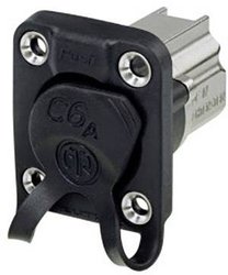 Złącze męskie RJ Neutrik NE8FDX-Y6-W, RJ45, CAT 6a, piny:8P8C, 1 szt.