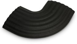 Złącze 90° DEFENDER by Adam Hall 85161, (D x S x W) 210 x 125 x 20 mm, czarny, 1 szt.