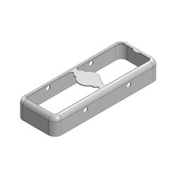 24,3 x 8,9 x 3,8 mm Dwuczęściowa bezszwowa ramka z osłoną RF/osłoną EMI (CRS) Ekranowa rama osłonowa Masach TECH EMI/RFI-Abschirmung MS243-10F, 1 szt.