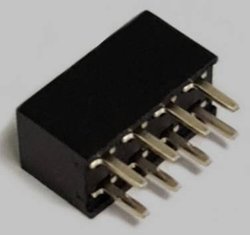Listwa gniazdowa dwurzędowa 2x4-biegunowa, prosta, pozłacana, raster 2,54 mm, wysokość 5,7 mm, nierozdzielny BKL Electronic 10122219 Listwa złączy żeńskich (standardowa) 1 szt.