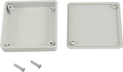 Obudowa uniwersalna Hammond Electronics, ABS, szary, (D x S x W) 60 x 60 x 15 mm, 1 szt.